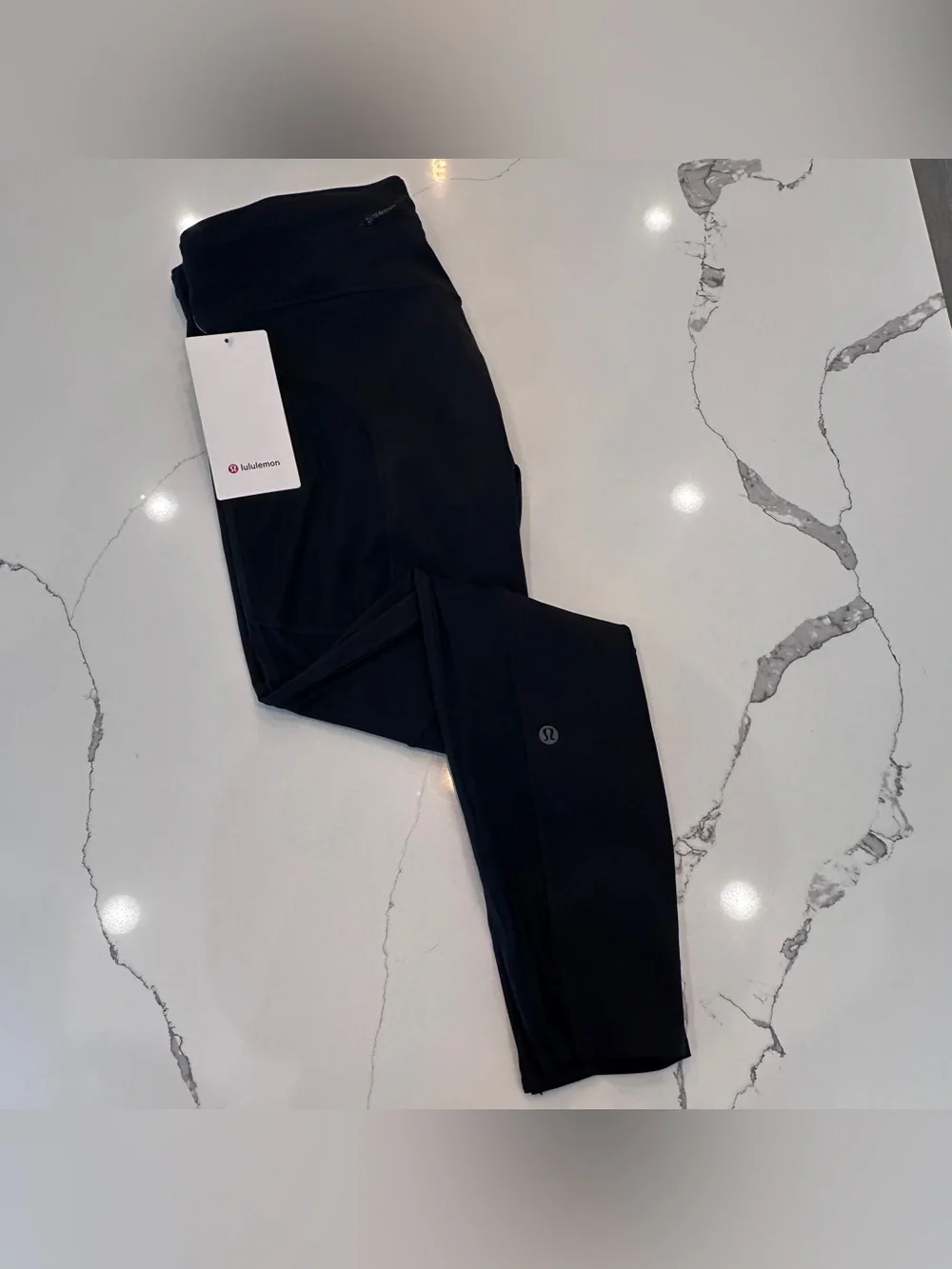 Lululemon No Line High Rise Run Tight 25” Black Sz 8 NWT